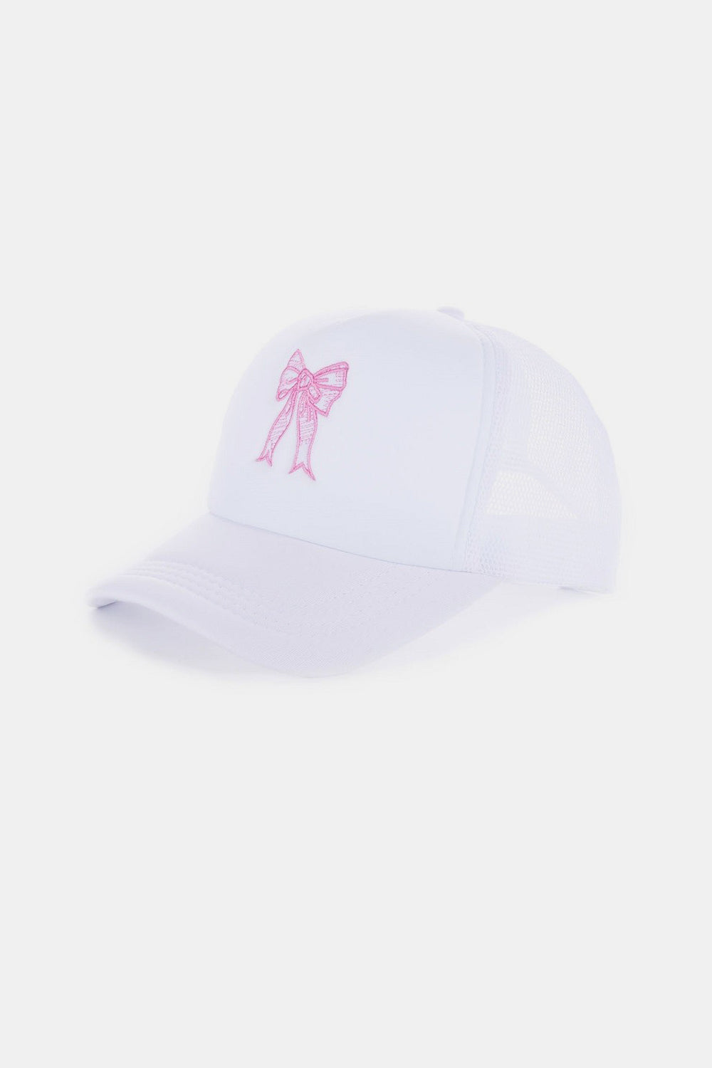 Ribbon Bow Embroidery Trucker Hat