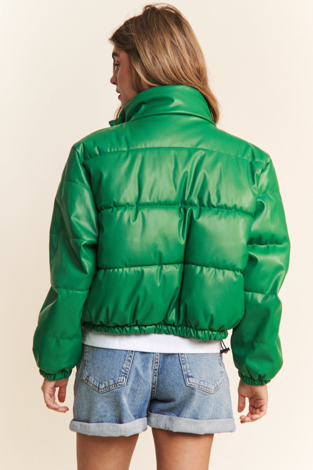 J.NNA Crop Puff Jacket